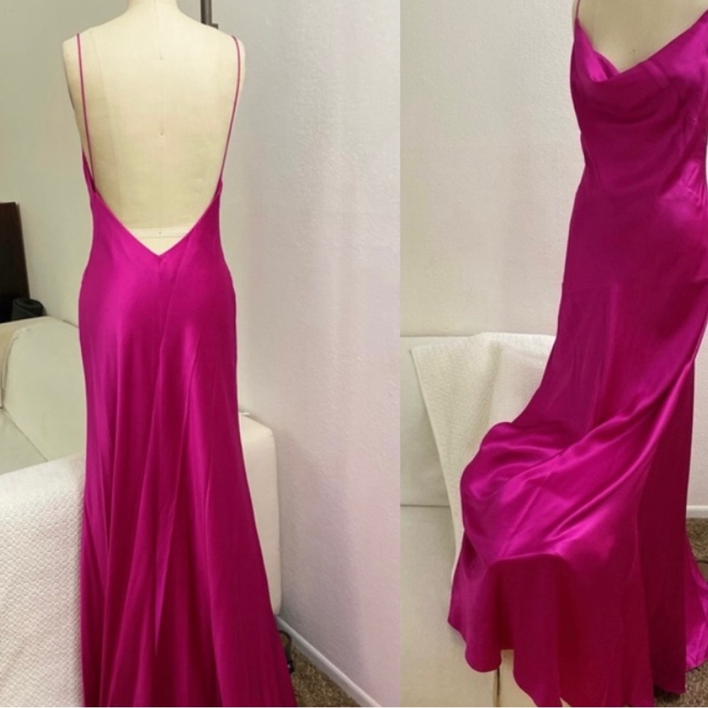 Vintage Lauren Ralph Lauren 100% Silk Gown